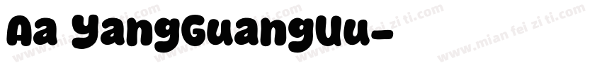 Aa YangGuangUu字体转换